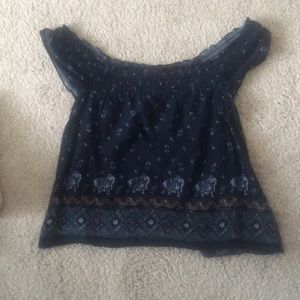 Off the shoulder shirt